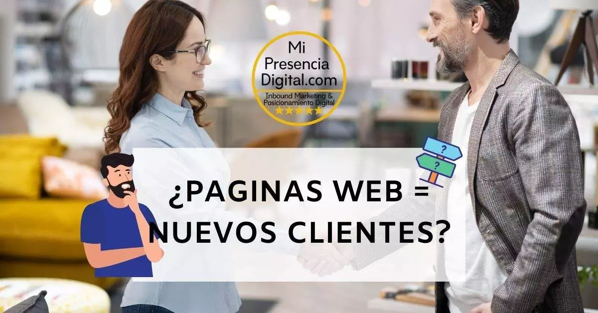 ¿una pagina web da clientes?